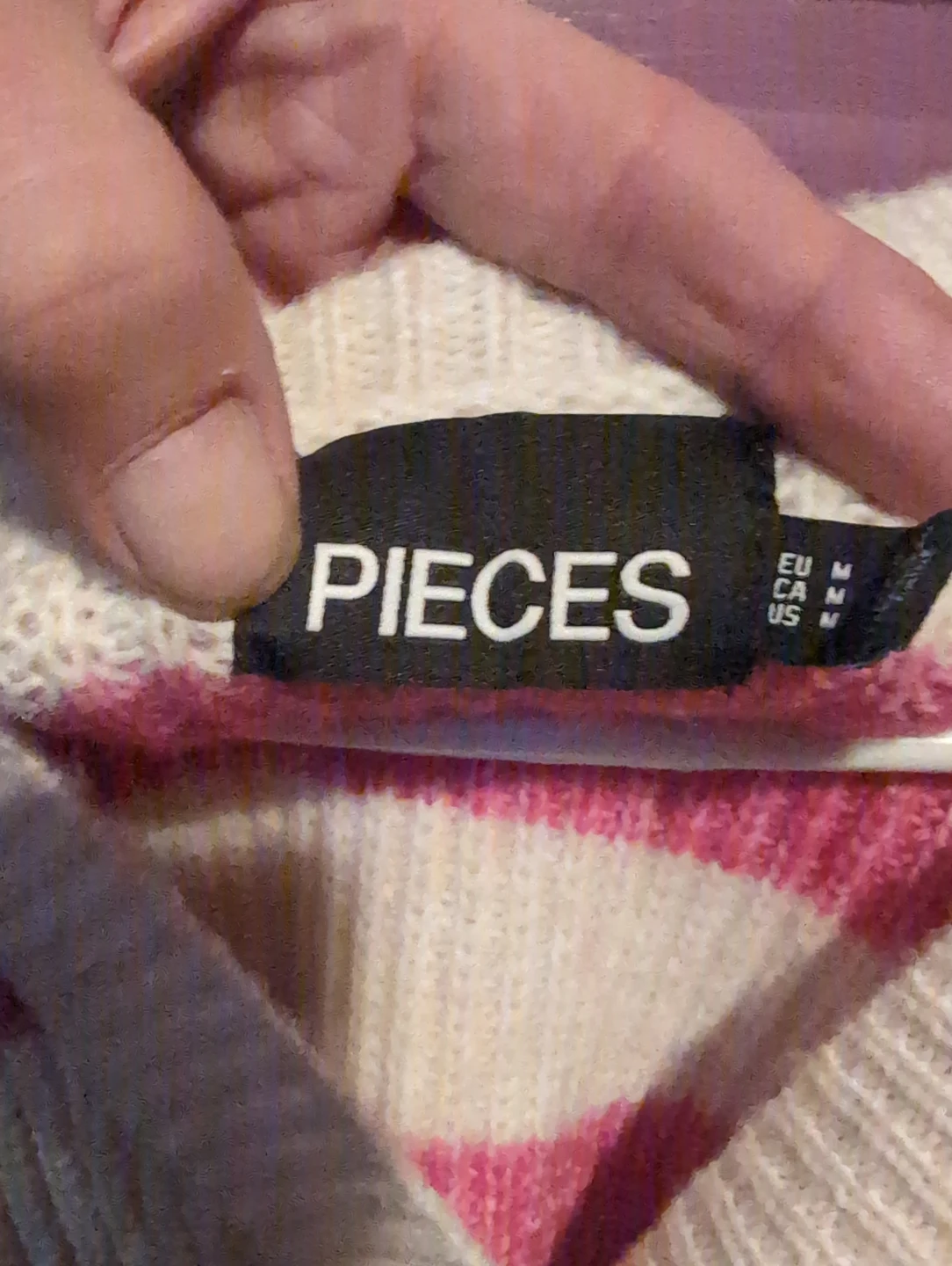 PIECES Striped Knit Cardigan - photo 3