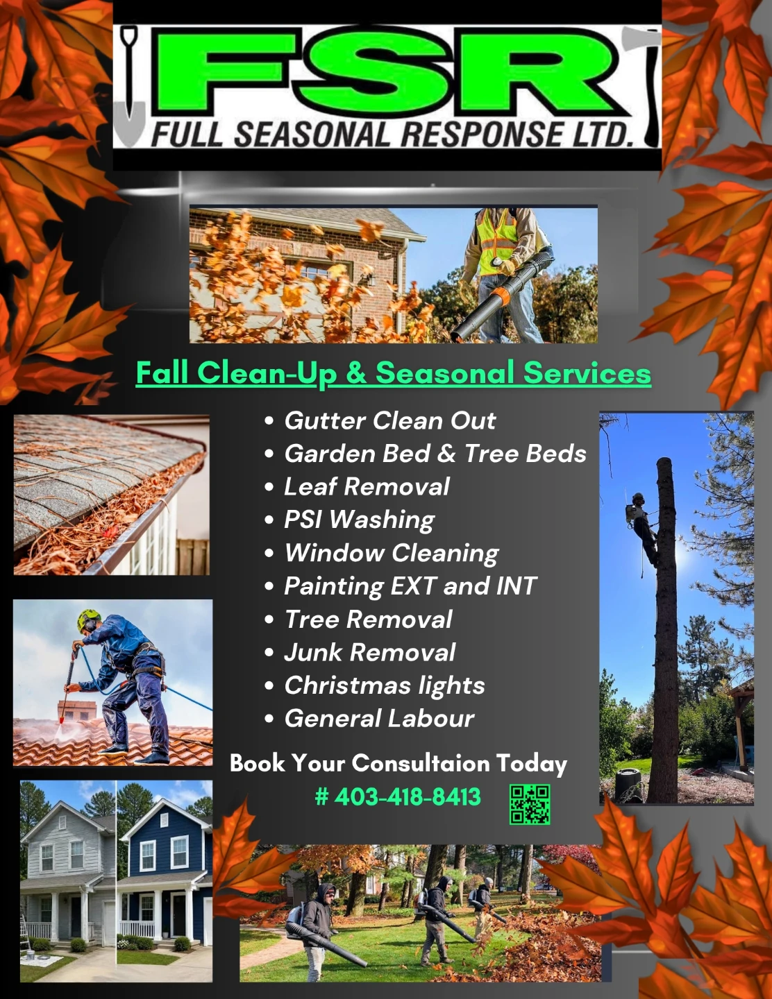 Fall clean ups available