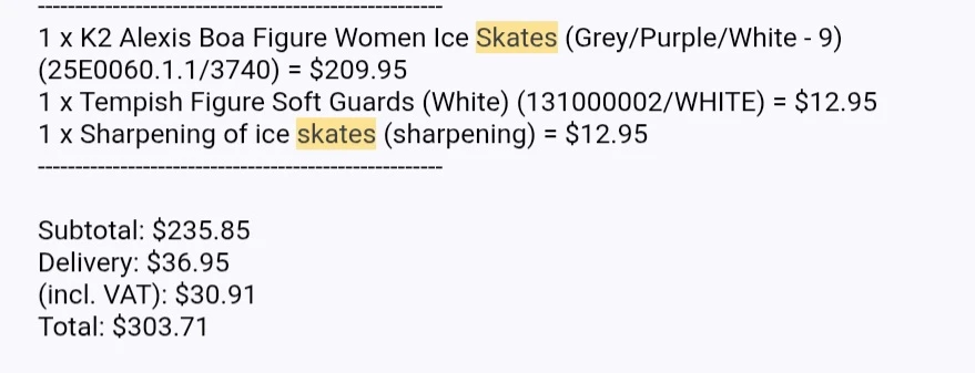 Women's ice skates size 9 - photo 5