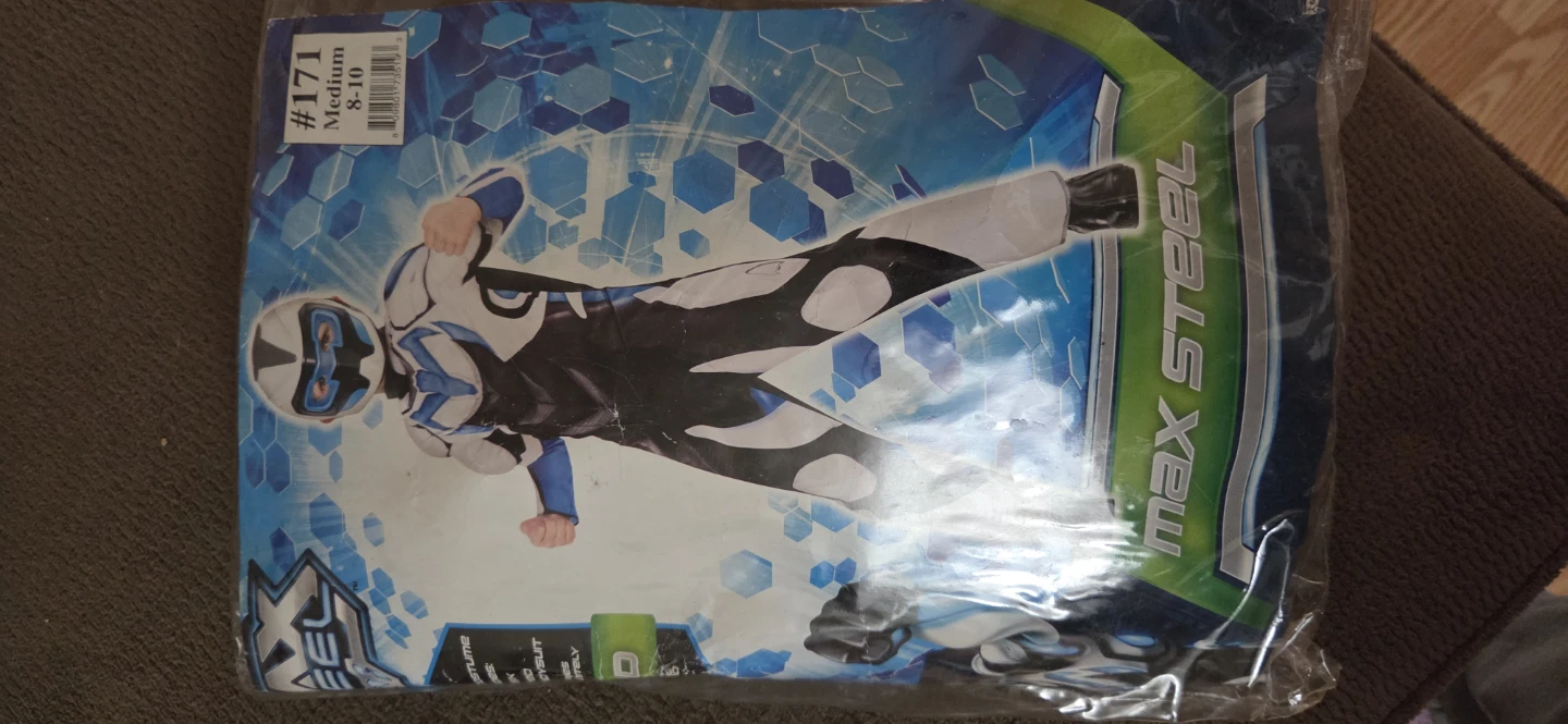 Max Steel Halloween Size kids Medium 8-10