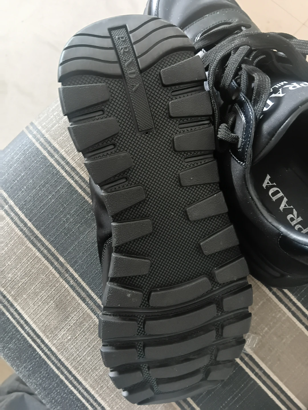 Prada Prax 01 Re-Nylon Black Sneakers - photo 4