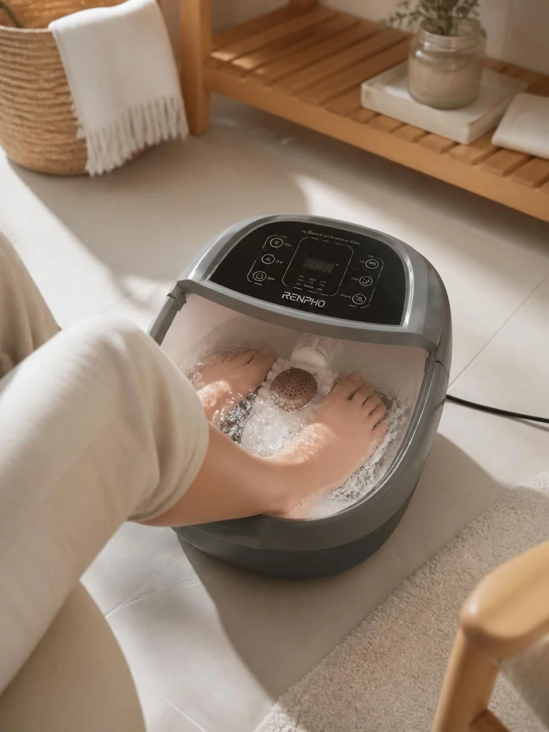RENPHO Foot Spa Bath Massager with Rollers - photo 4