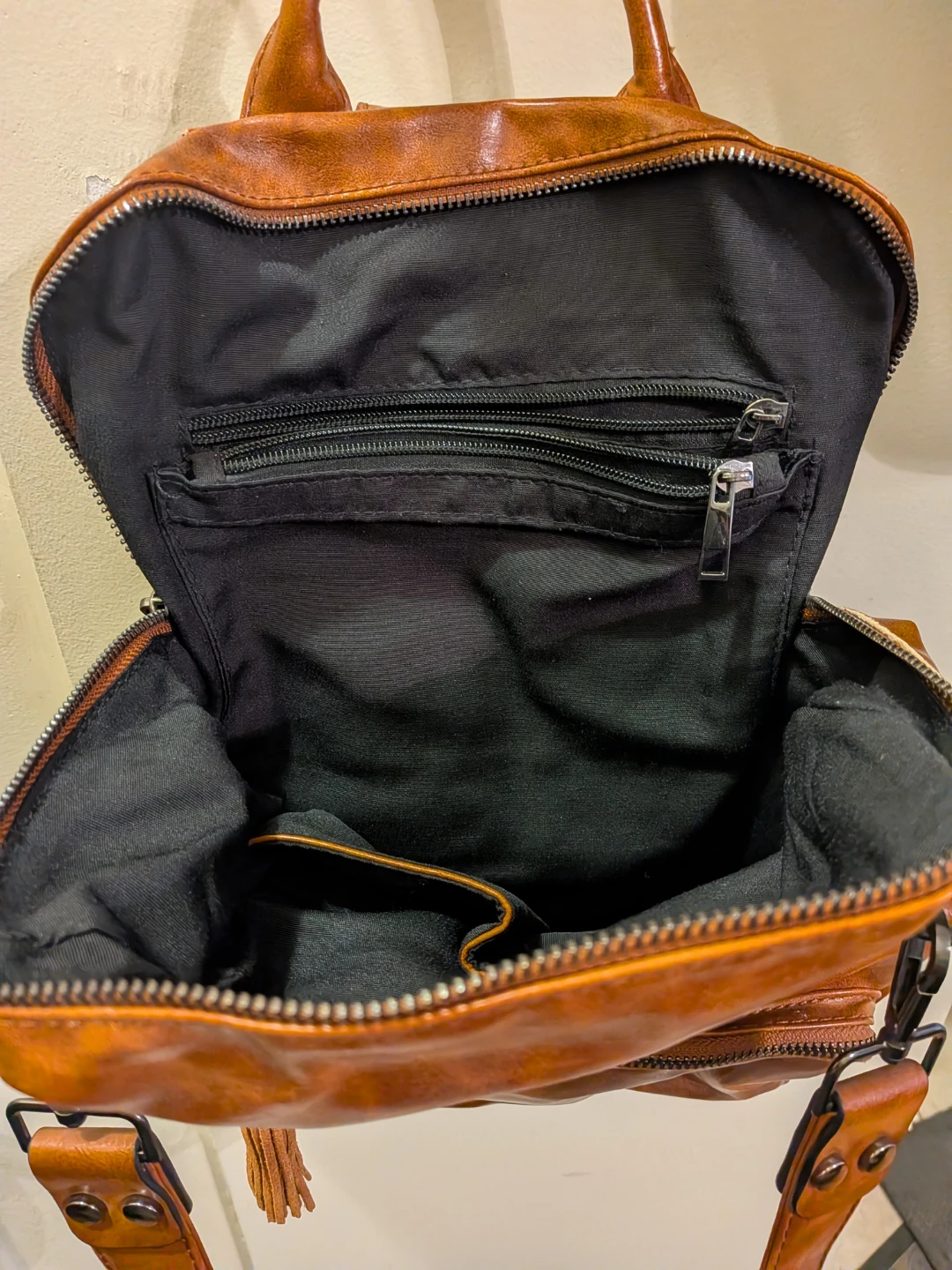 Brown Convertible Backpack Purse - photo 4