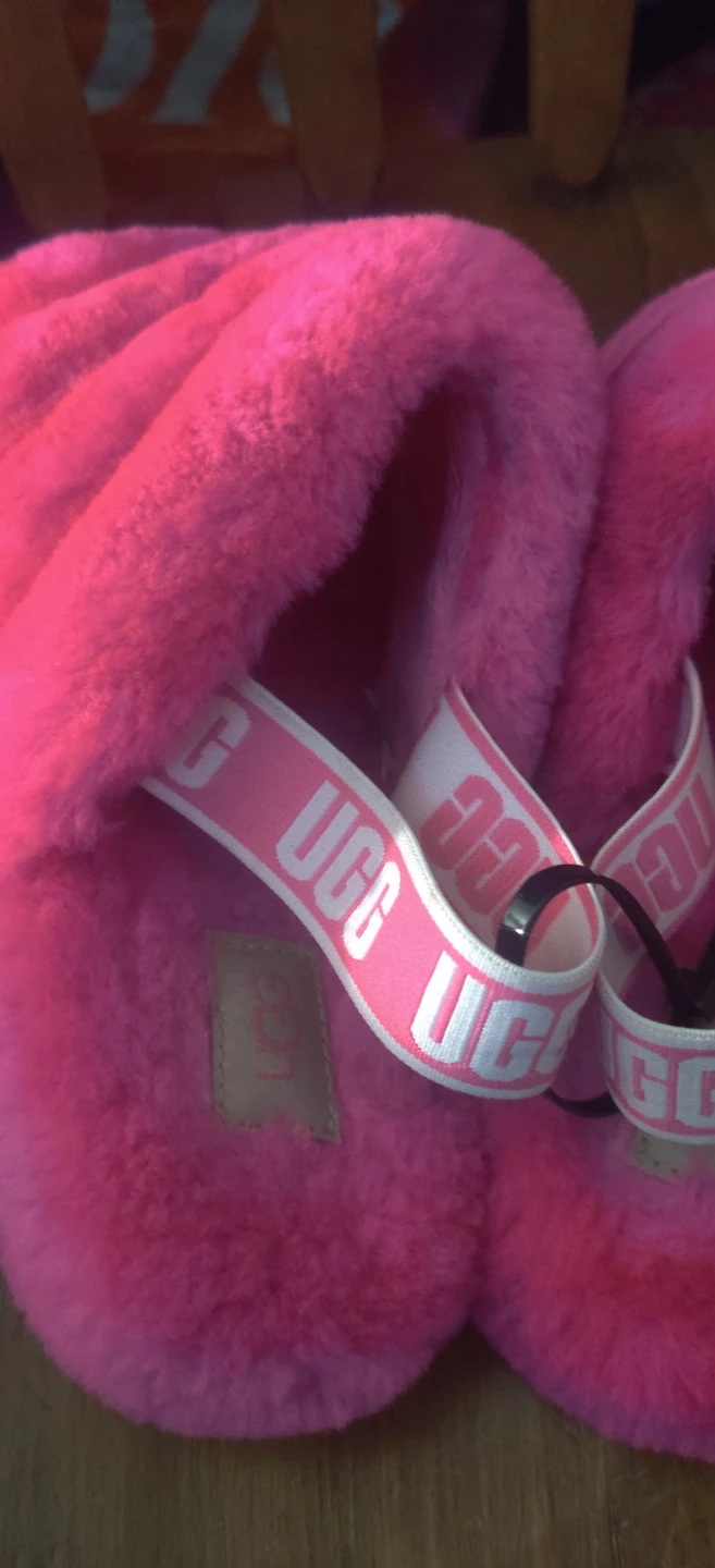 UGG Pink Fluff Yeah Slide Sandals - photo 4