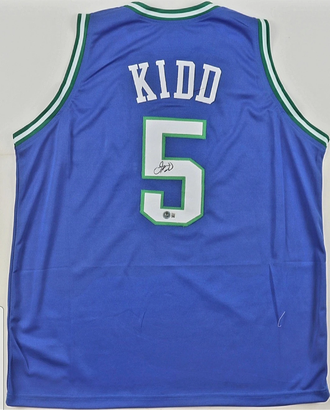 Jason Kidd Signed Custom Jersey (Beckett) Size XL