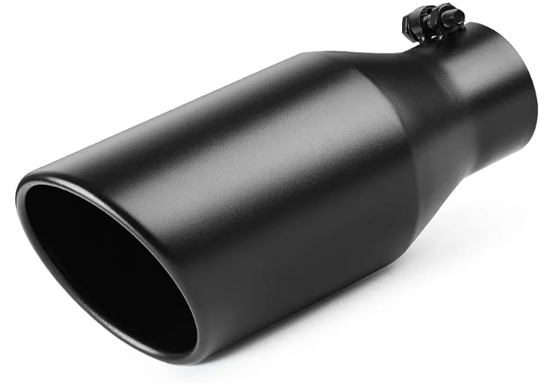 Black Exhaust Tip 3 inch Inlet