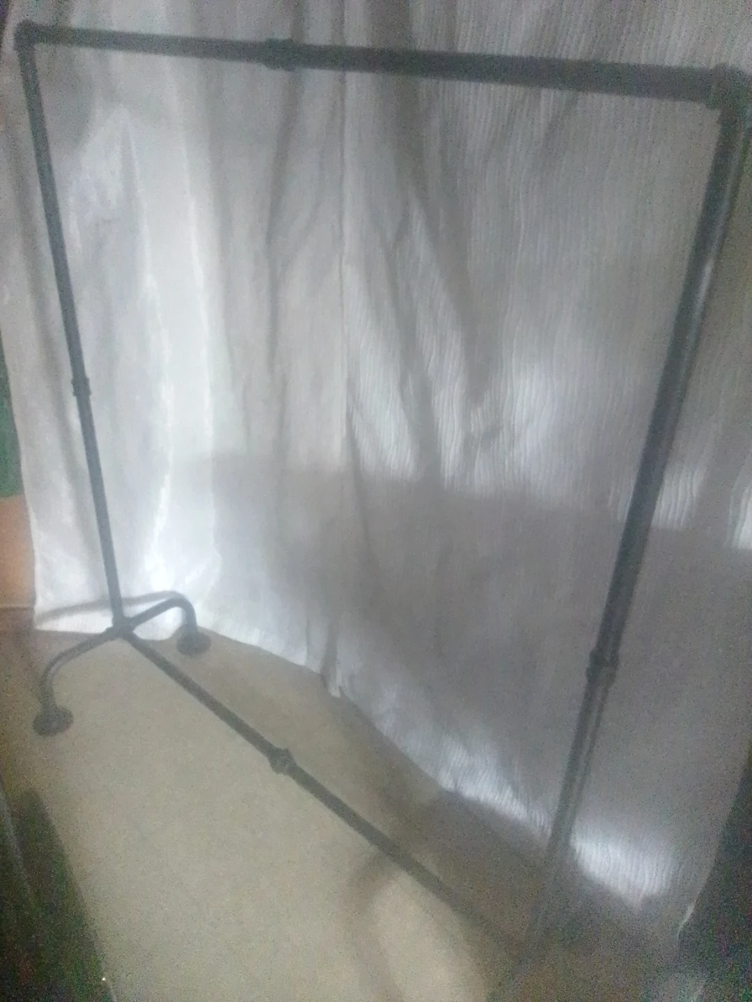 Industrial Style Metal Clothing Rack