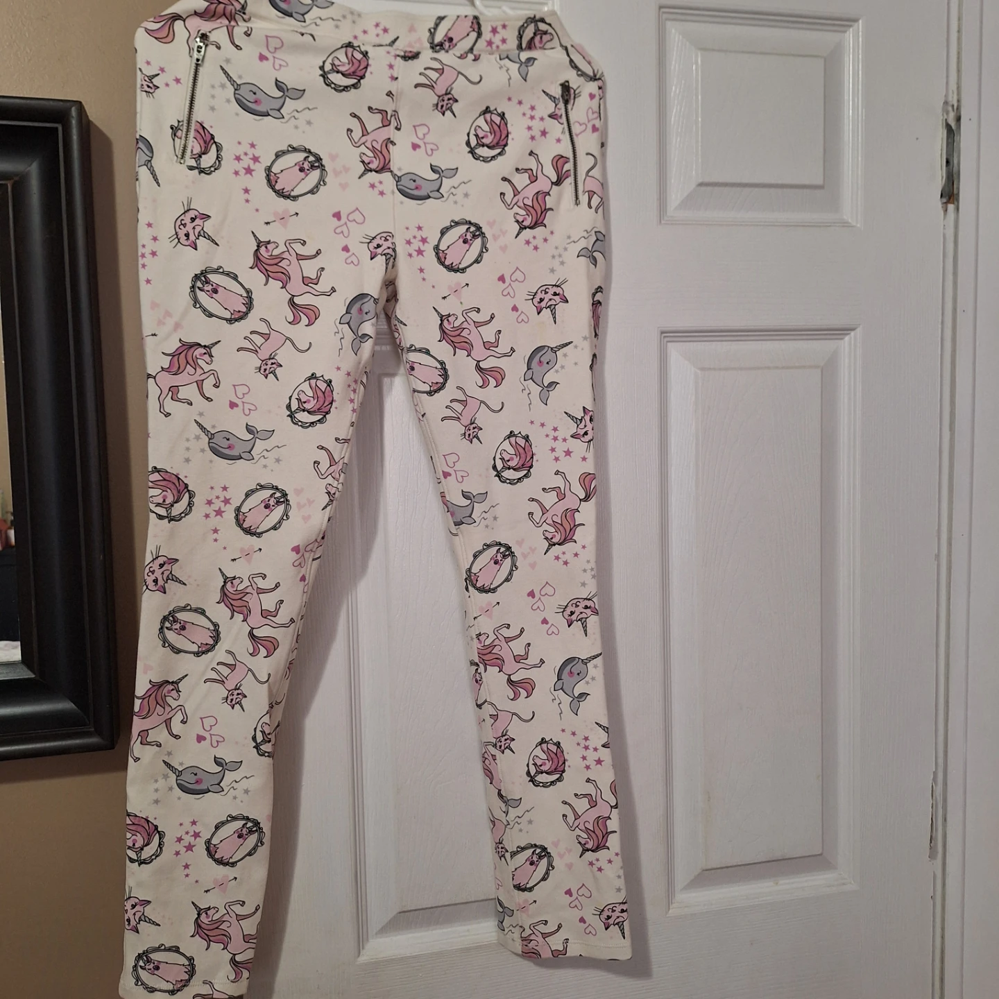 Childrens Place Unicorn Print Pants Size 16