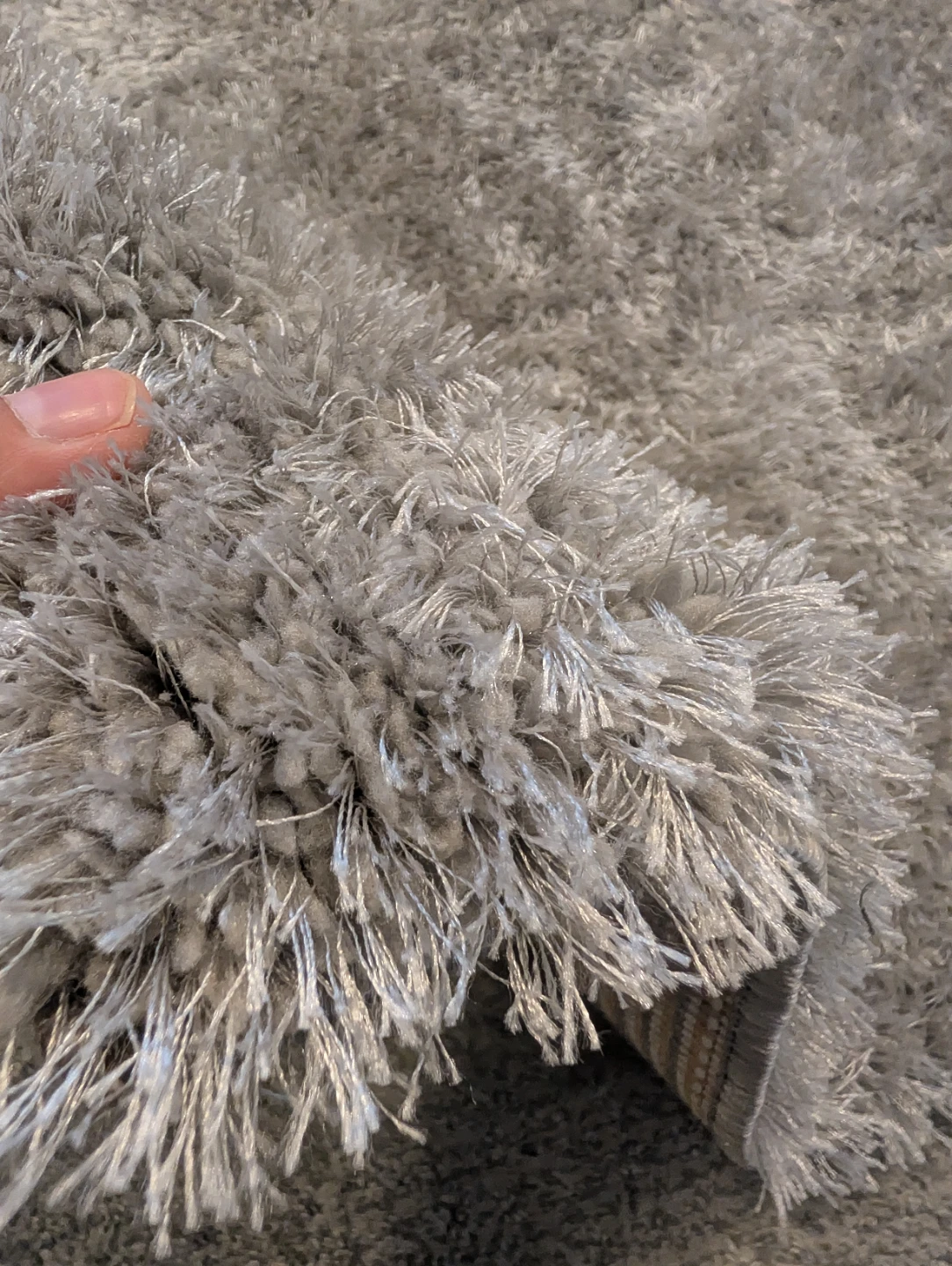 Grey Shag Area Rug - photo 3