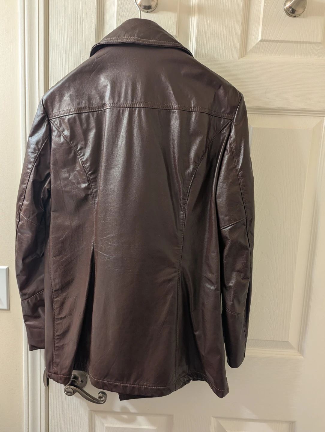 Vintage Sears Men's Leather Jacket Brown Size 38 - photo 2