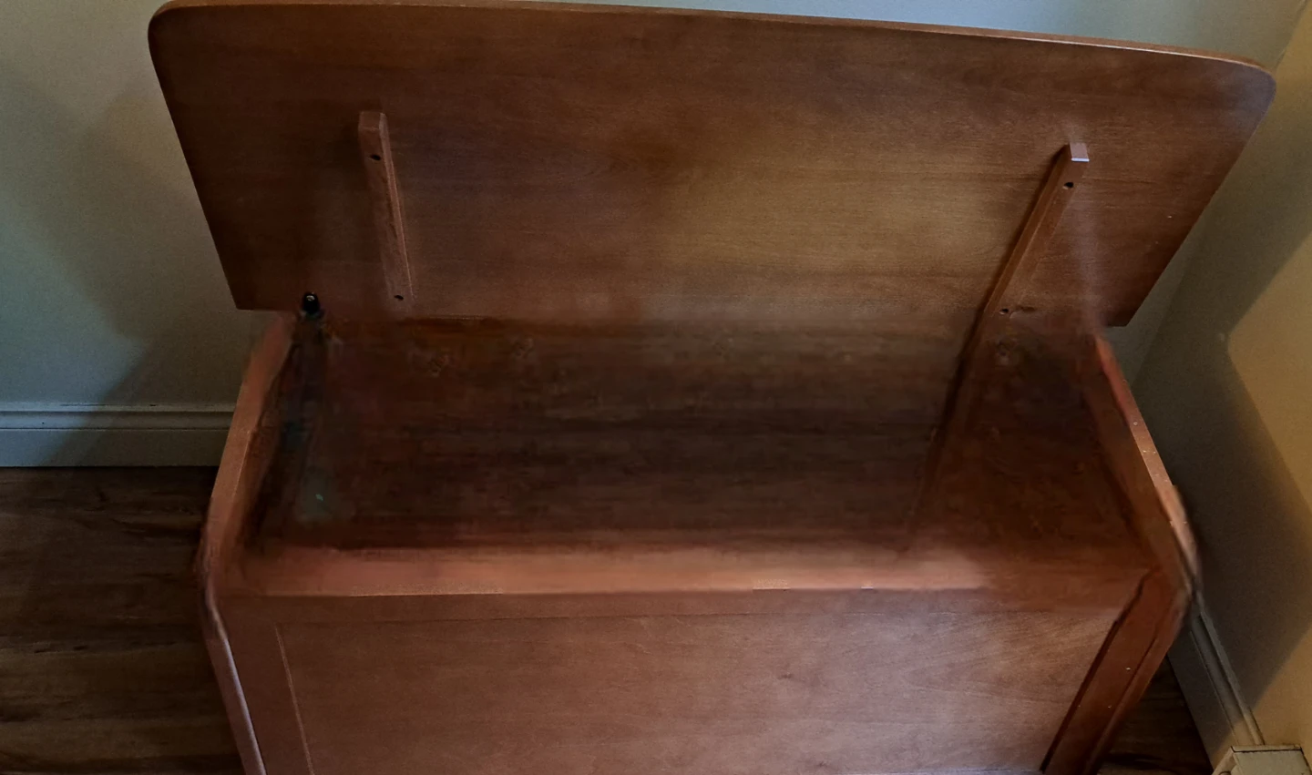 Solid Wood Storage Bench - photo 2