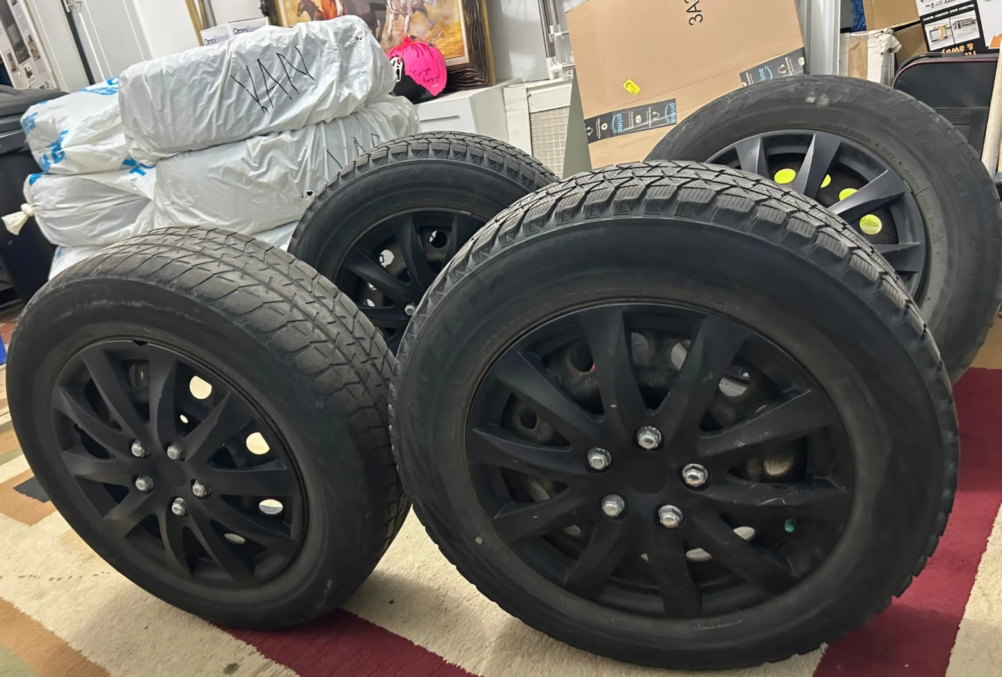 Set of 4 Bridgestone Blizzak WS80 Winter Tires