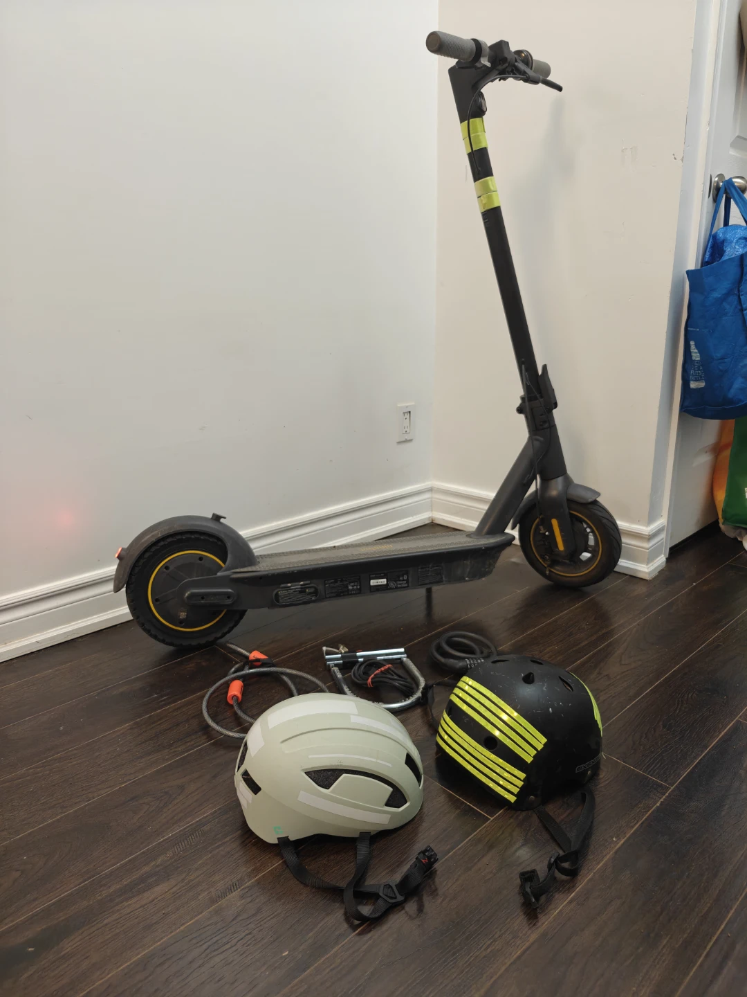 Ninebot G30P Max Electric Scooter with 2 Helmets and Locks