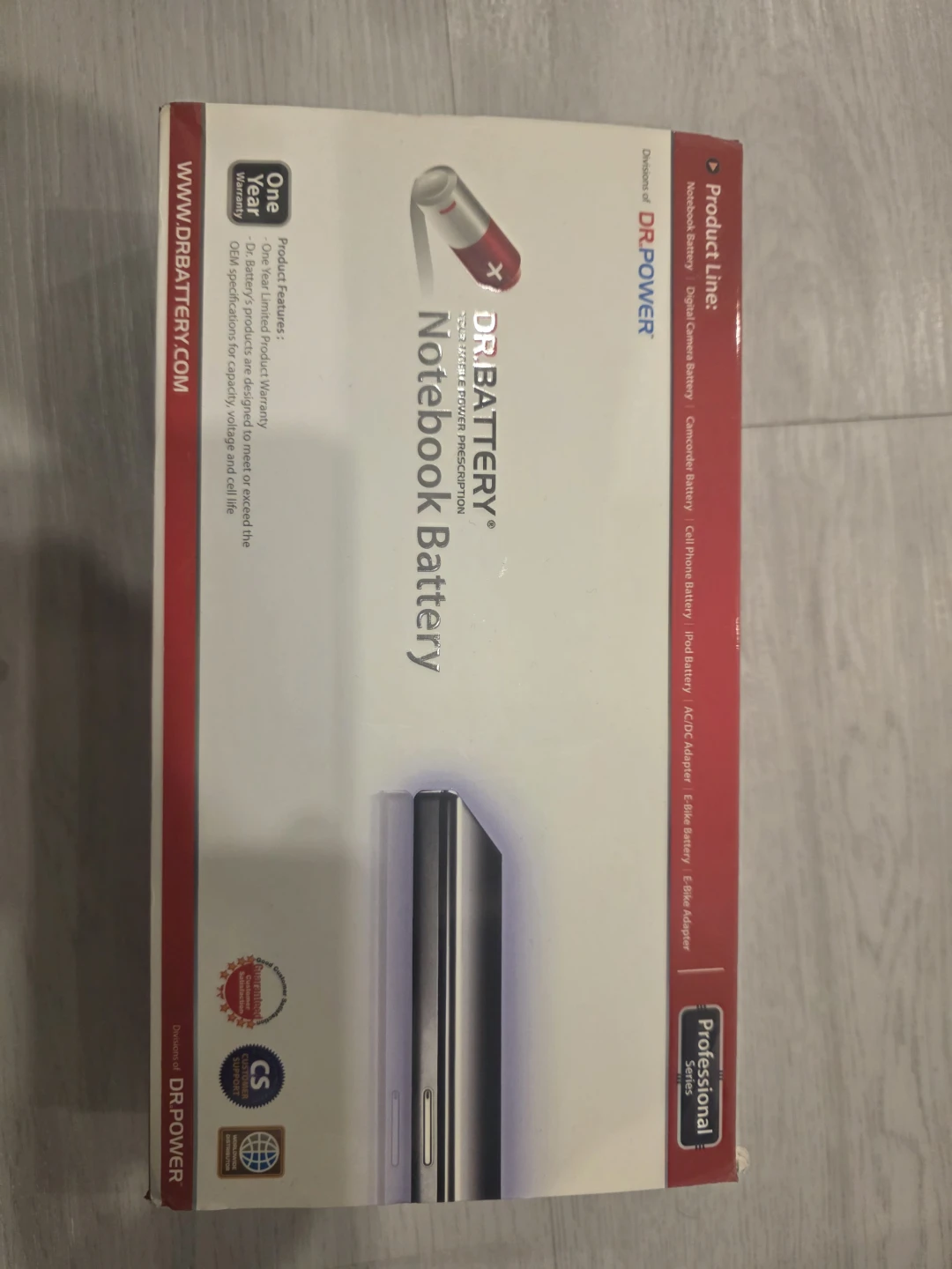 Dr. Battery Dell Laptop Battery 6-Cell 4400mAh