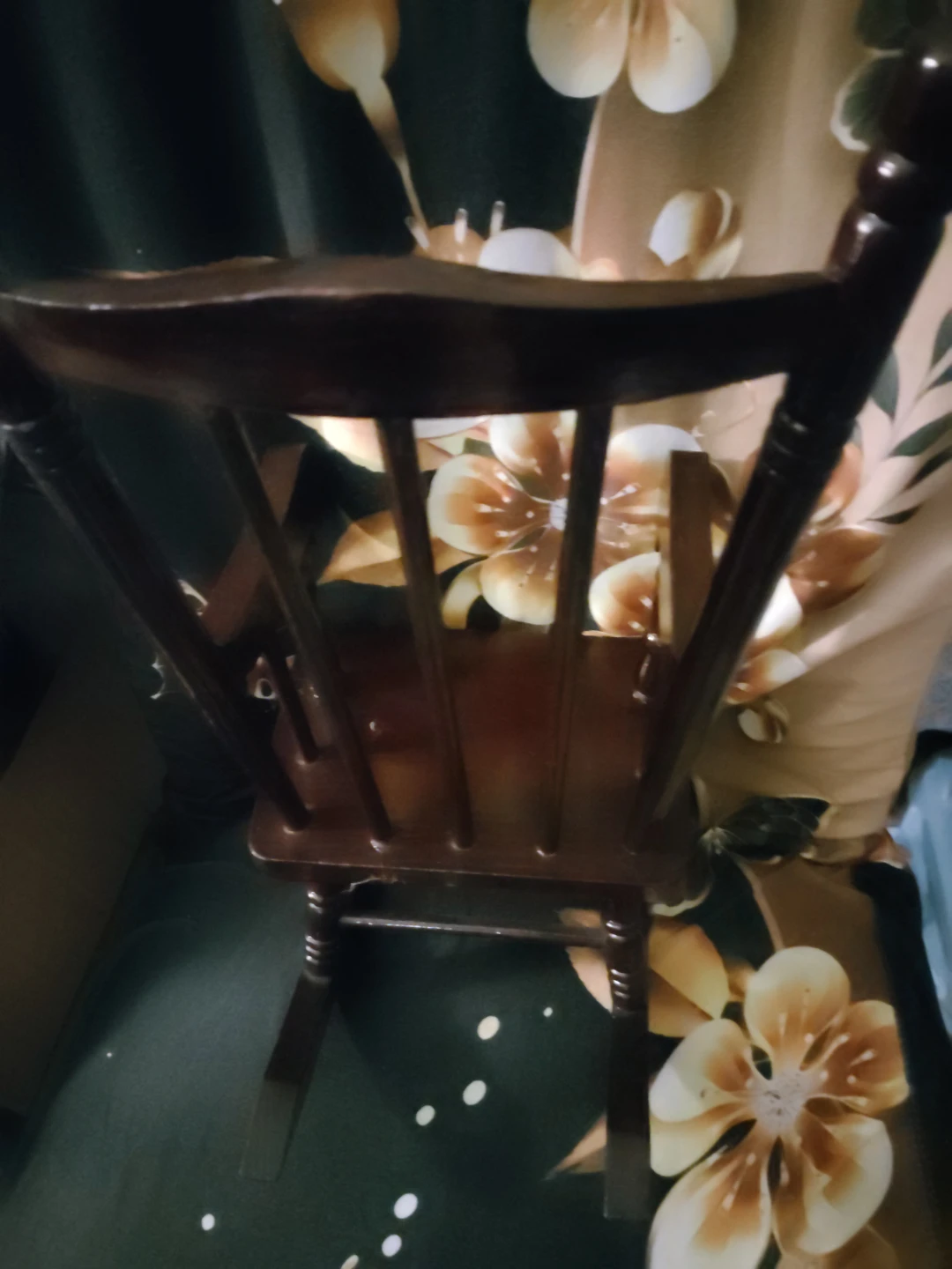 Small Wooden Decorative Rocking Chair - photo 3