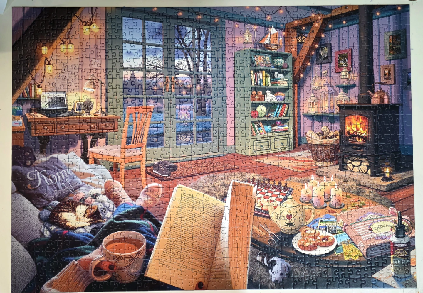 Ravensburger My Haven The Cosy Shed 1000 Piece Puzzle - photo 3
