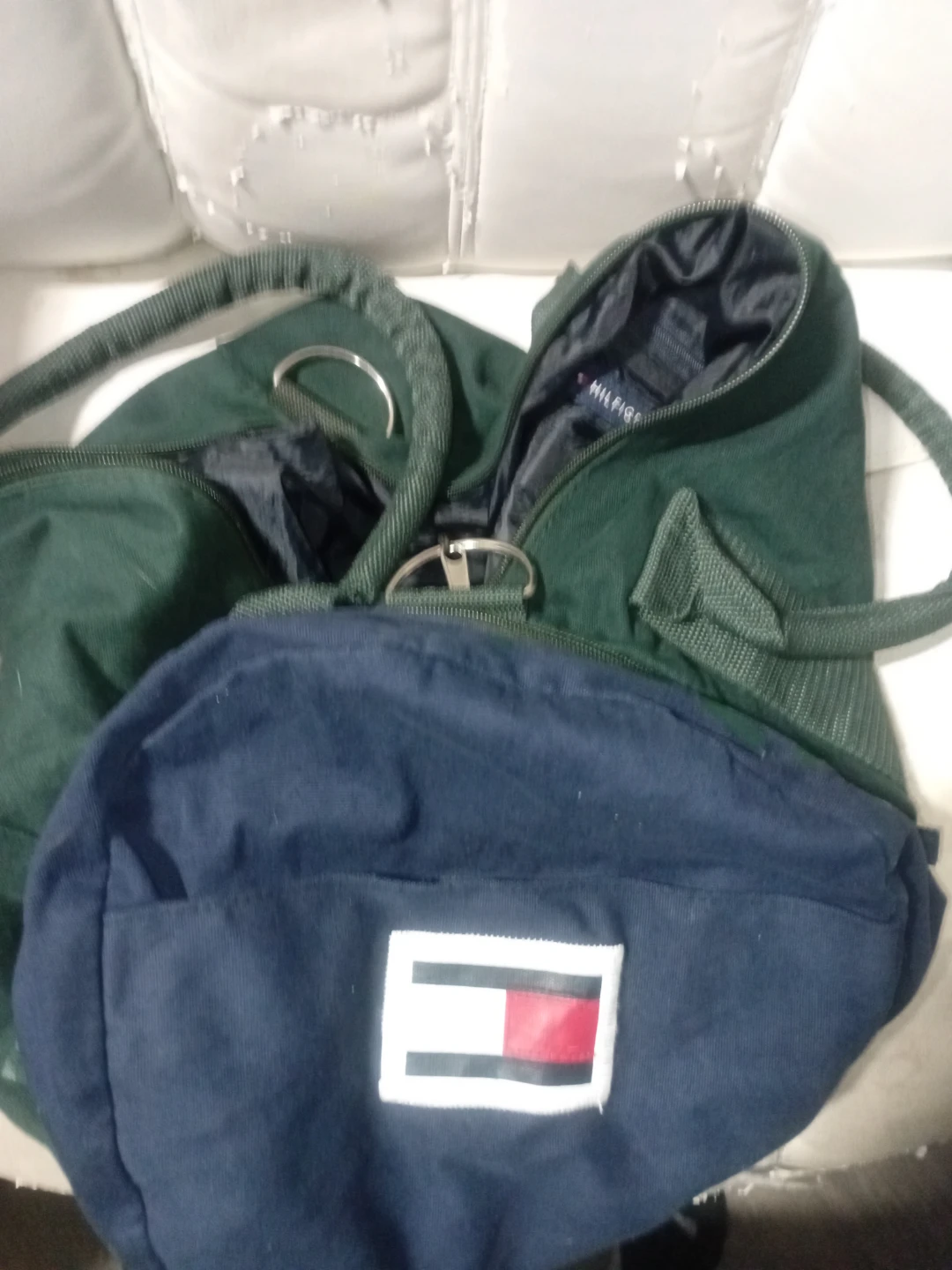 Tommy Hilfiger Green Duffel Bag