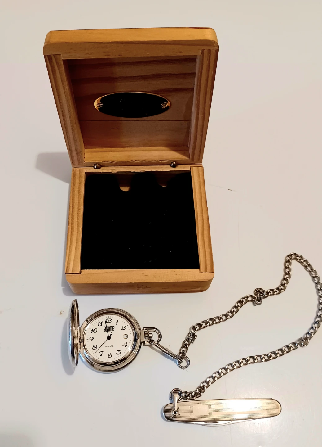 Swank Date Pocket Watch Set - photo 2