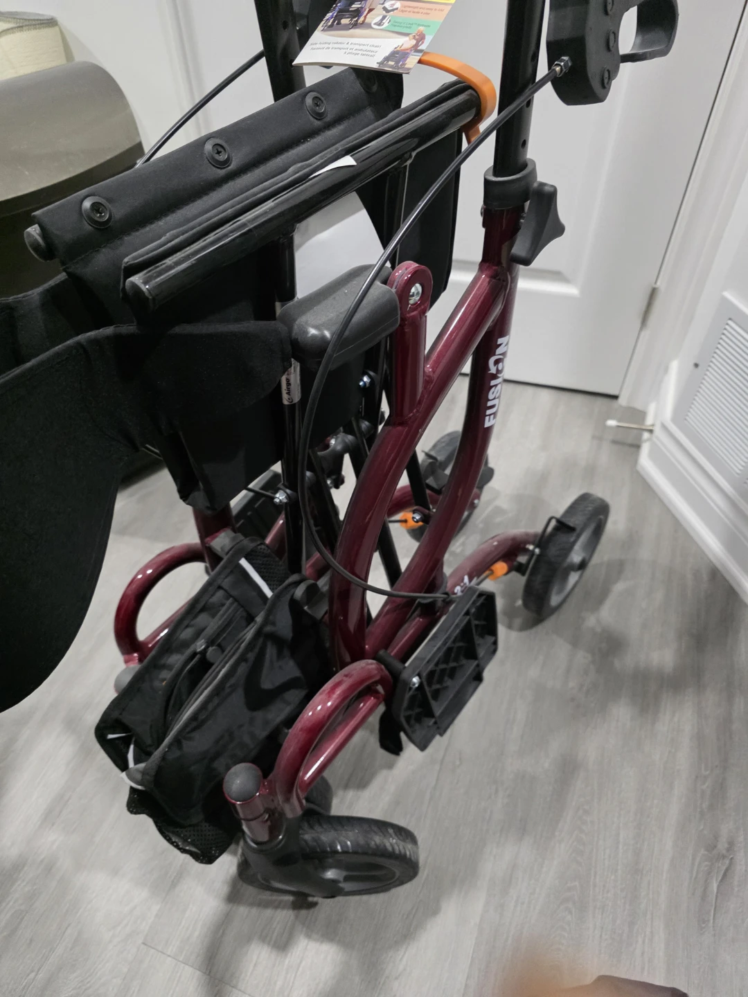 Airgo Fusion 2-in-1 Rollator and Transport Chair