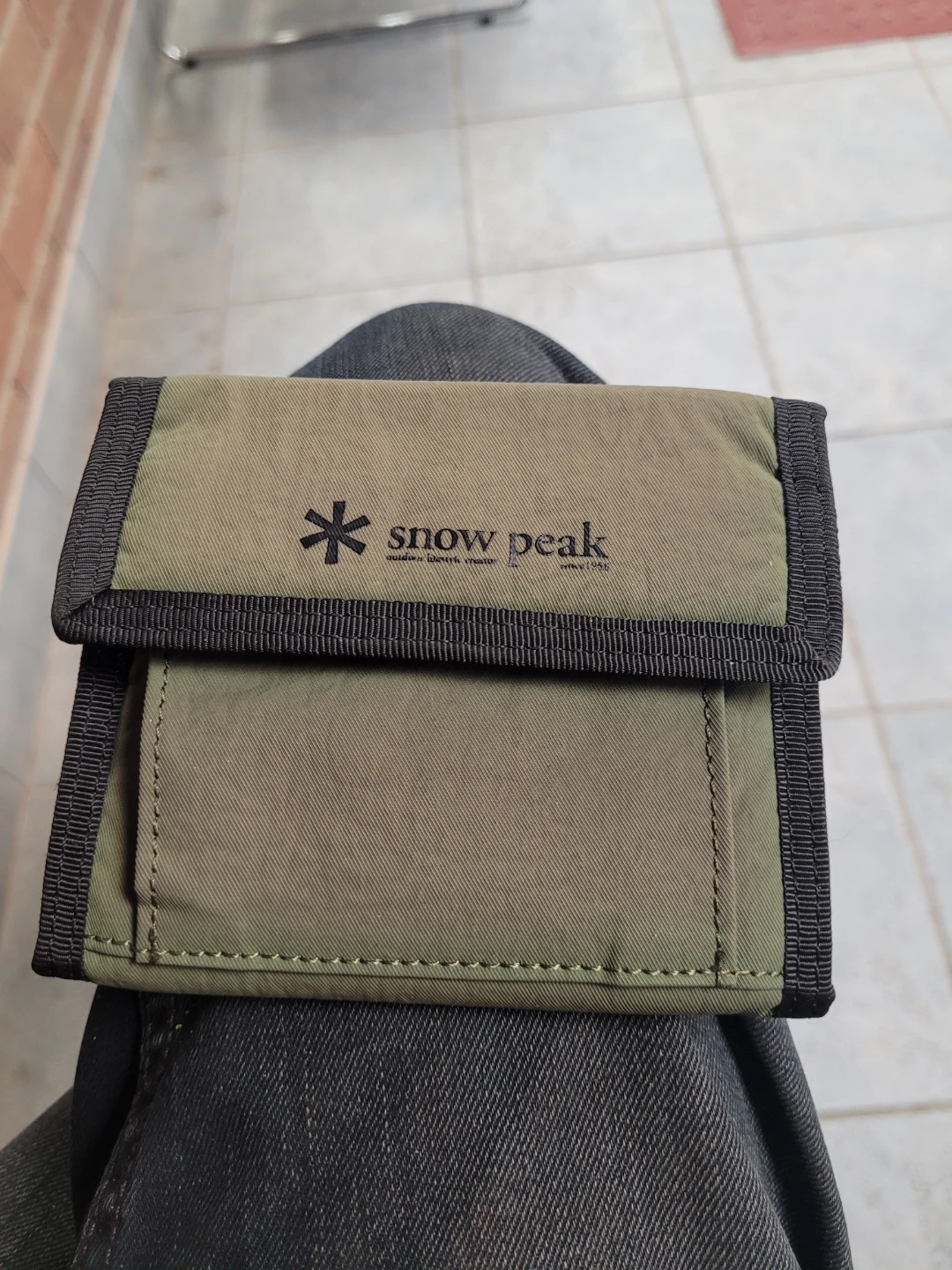 Snow Peak Tri-Fold Wallet - Olive