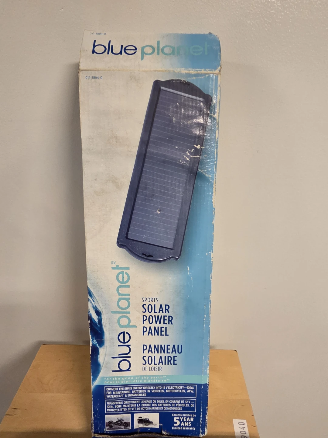 2 x Blue Planet 1W Sports Solar Power Panels one new - photo 5
