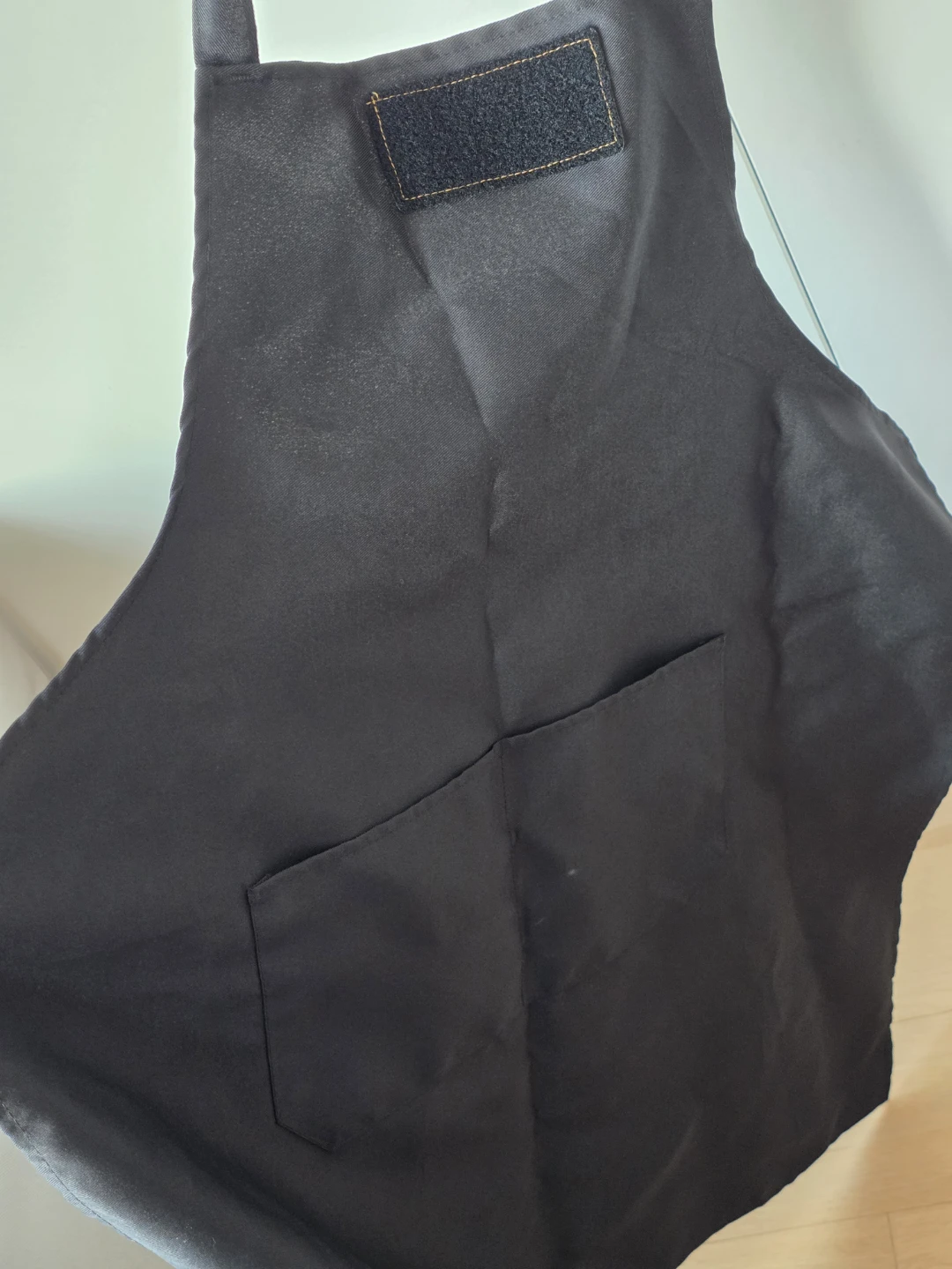 Black Utility Apron with Front Pocket - photo 2