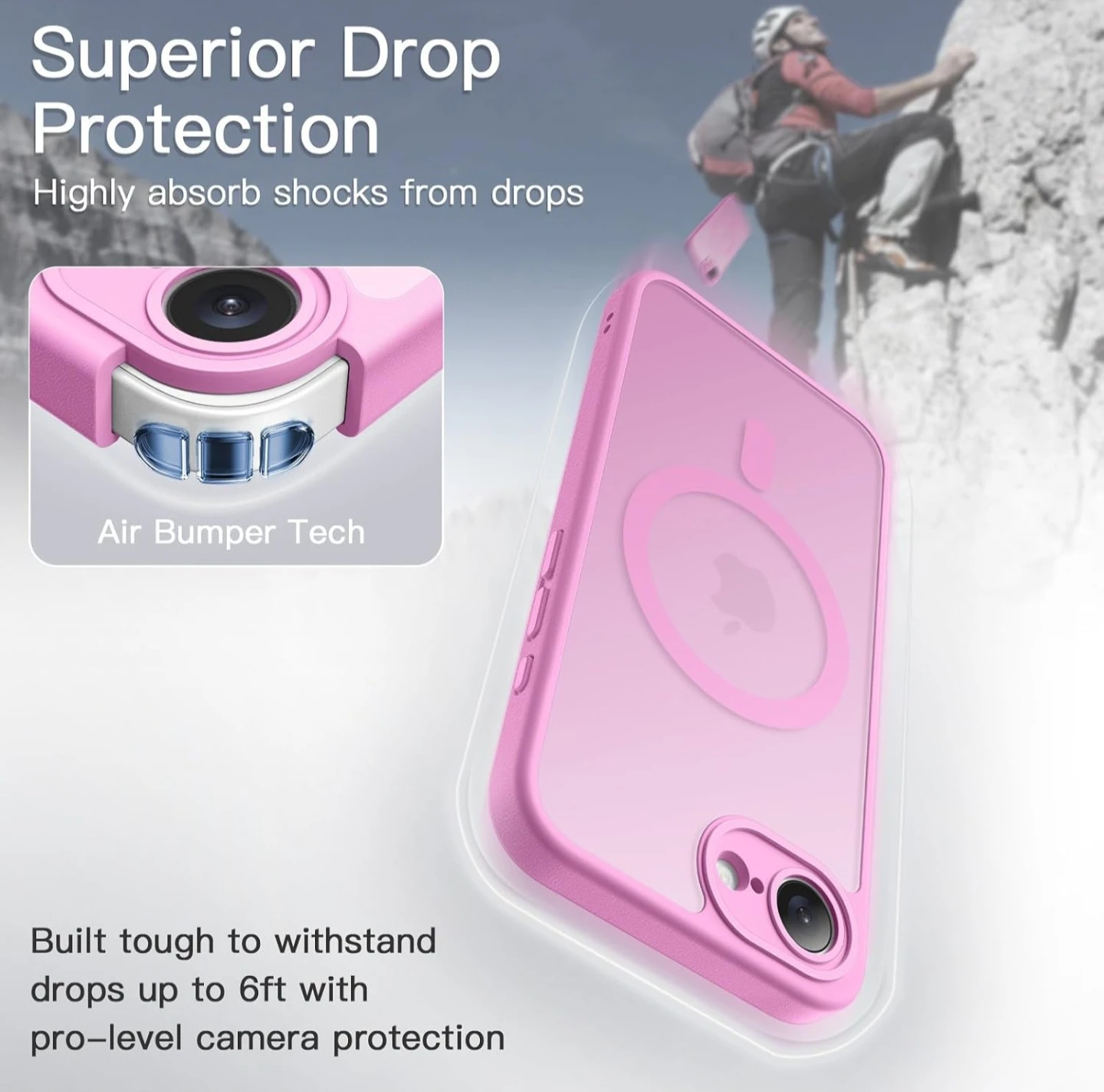 JETech MagSafe Case for iPhone 17e/16e - photo 4