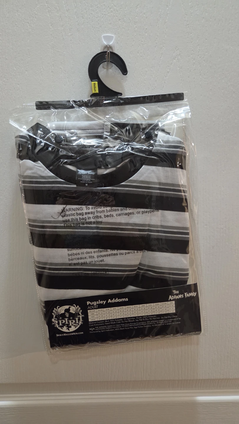 Spirit Halloween Pugsley Addams Costume Adult Medium - photo 2