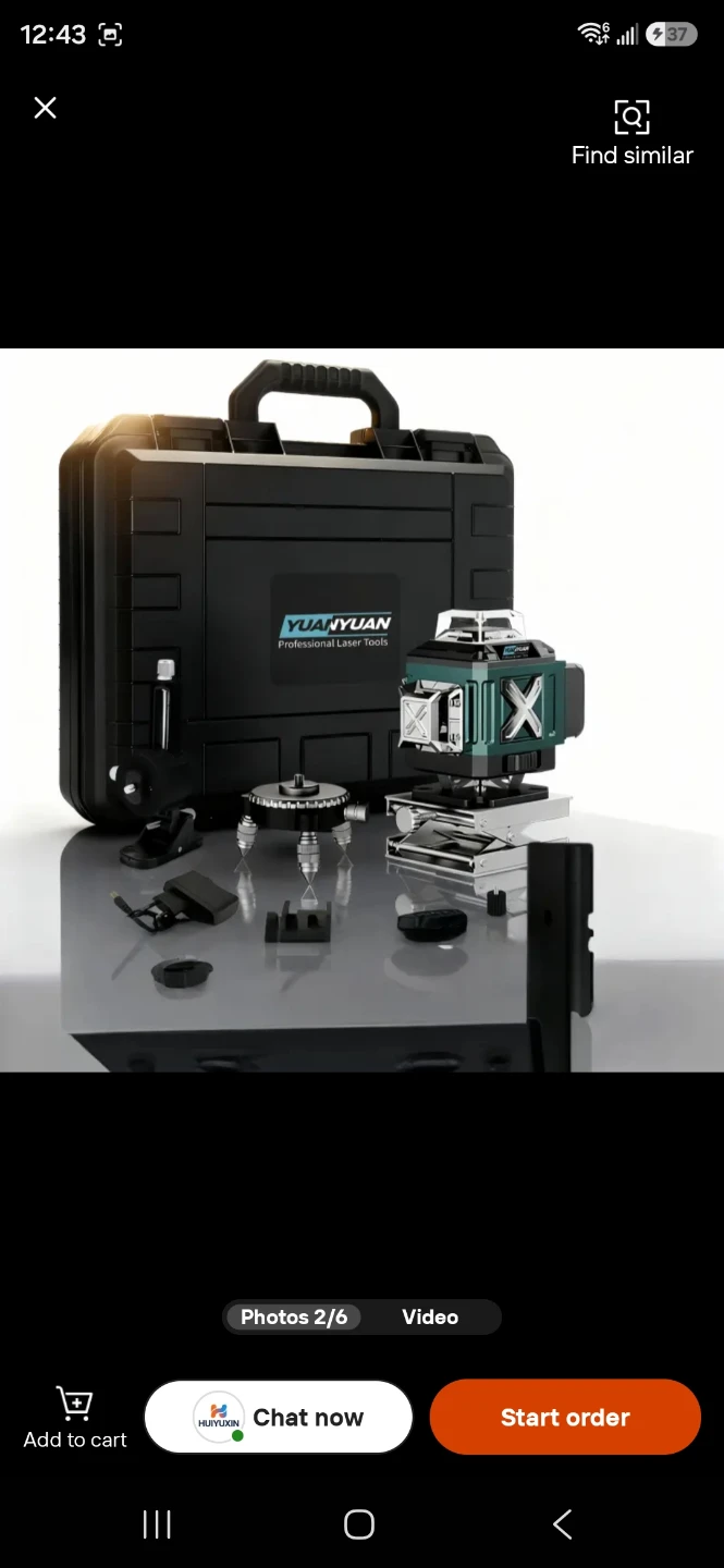 Yuanyuan Professional Laser Level Tool Kit - photo 2