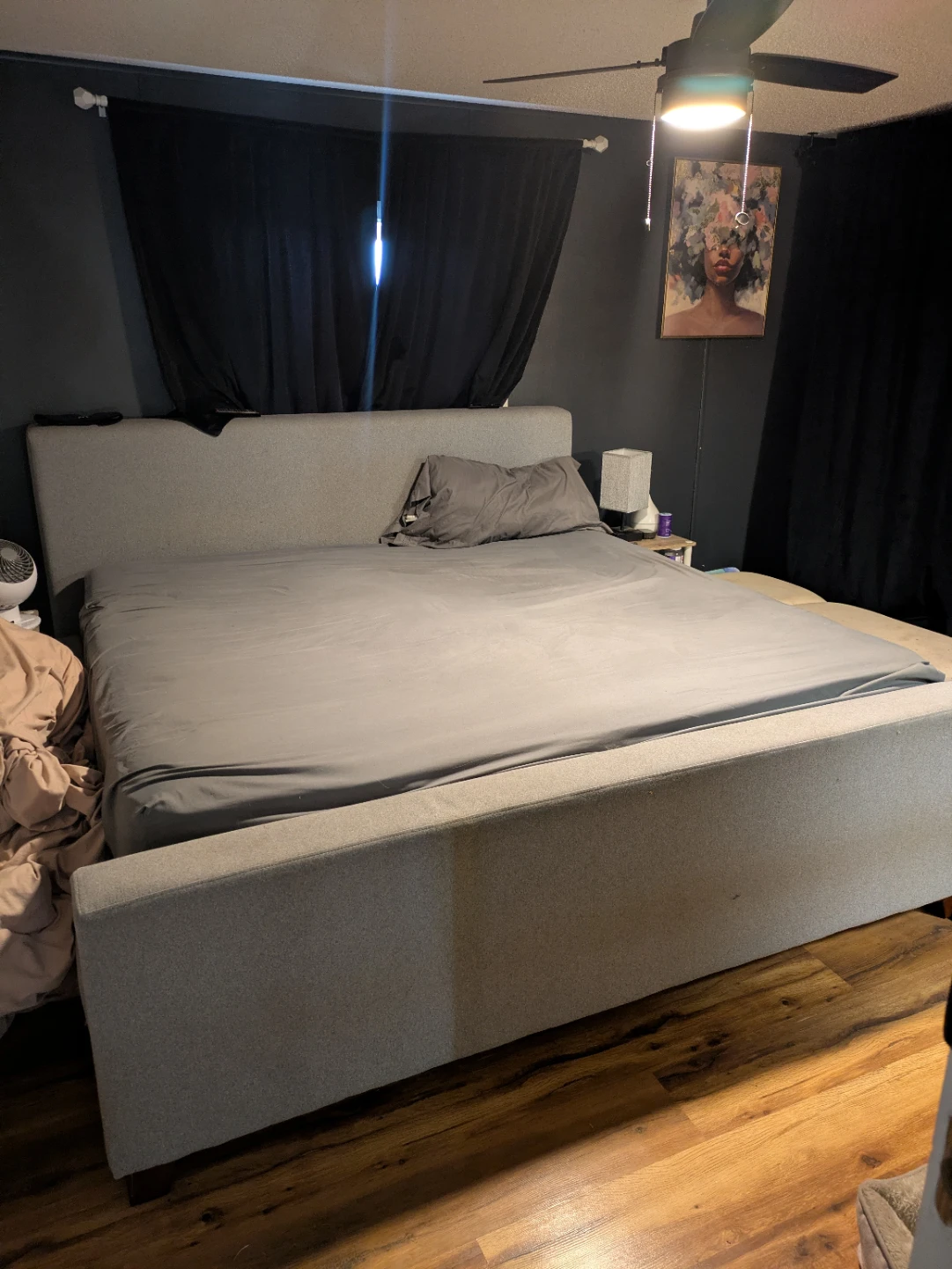 King Size Upholstered Bed Frame