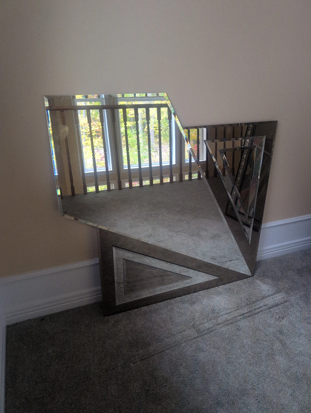 Geometric Wall Mirror