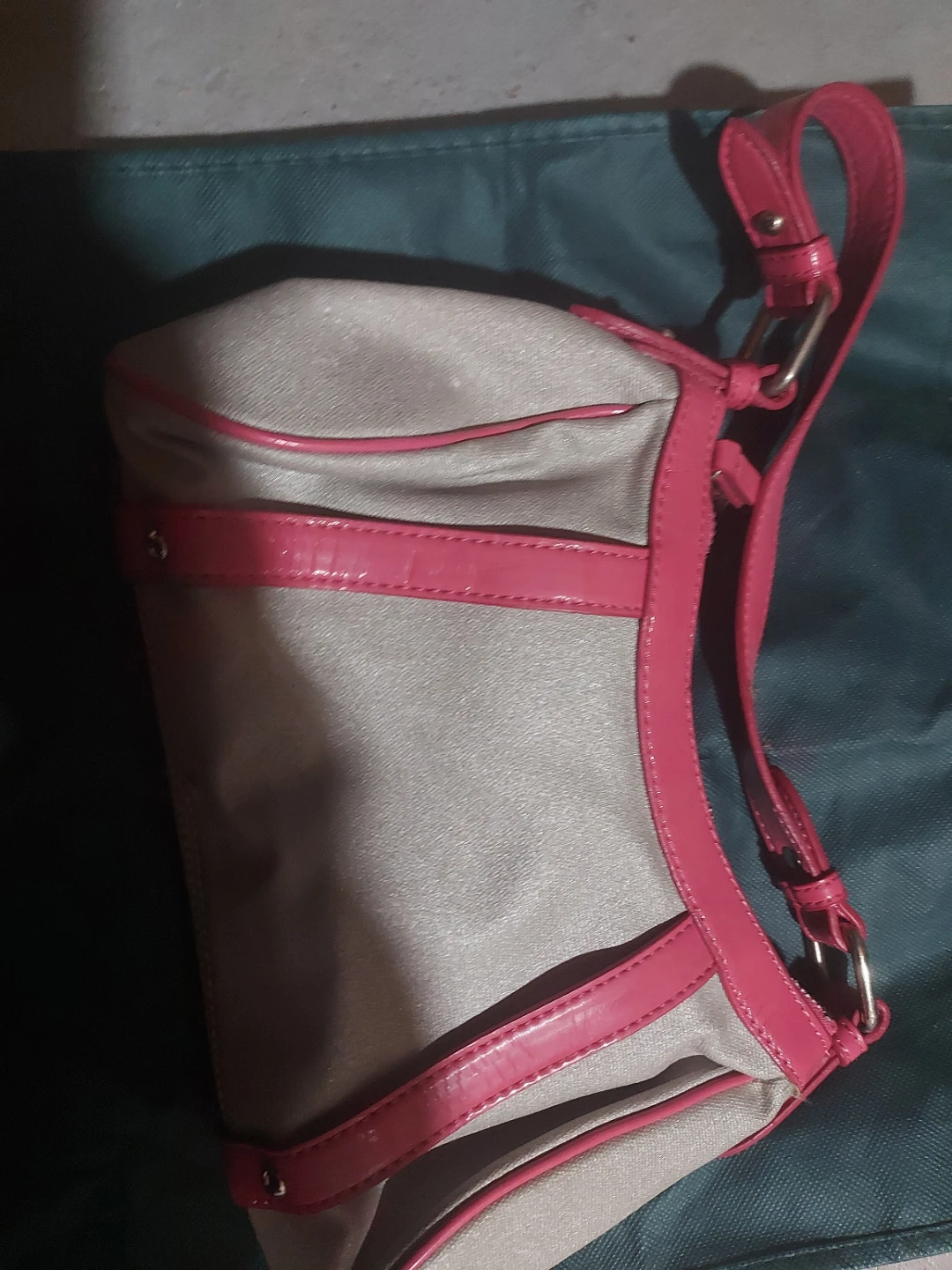 Nine West pink and beige handbag - photo 2