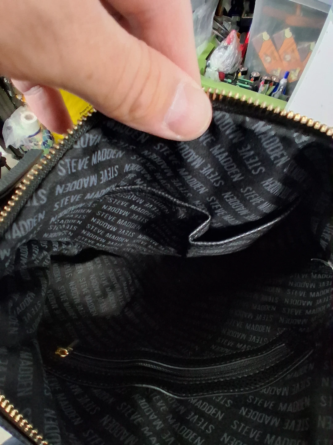 Steve Madden black clutch bag - photo 4