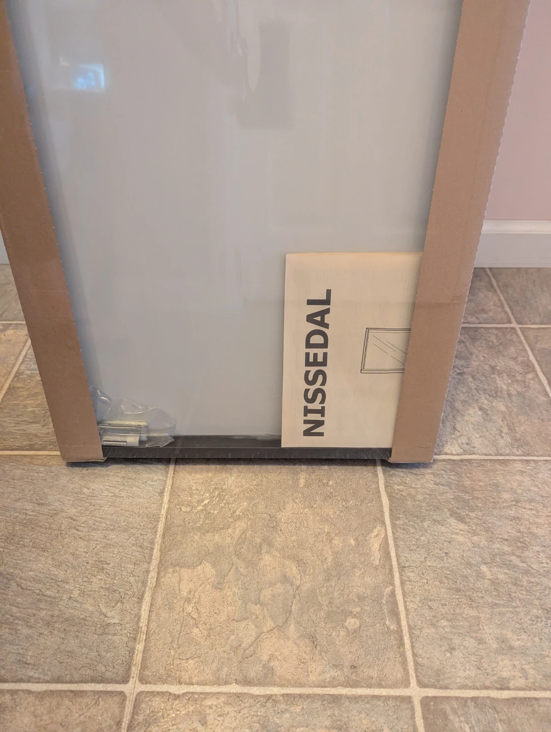 IKEA NISSEDAL Mirror, black, 40x150 cm - photo 3