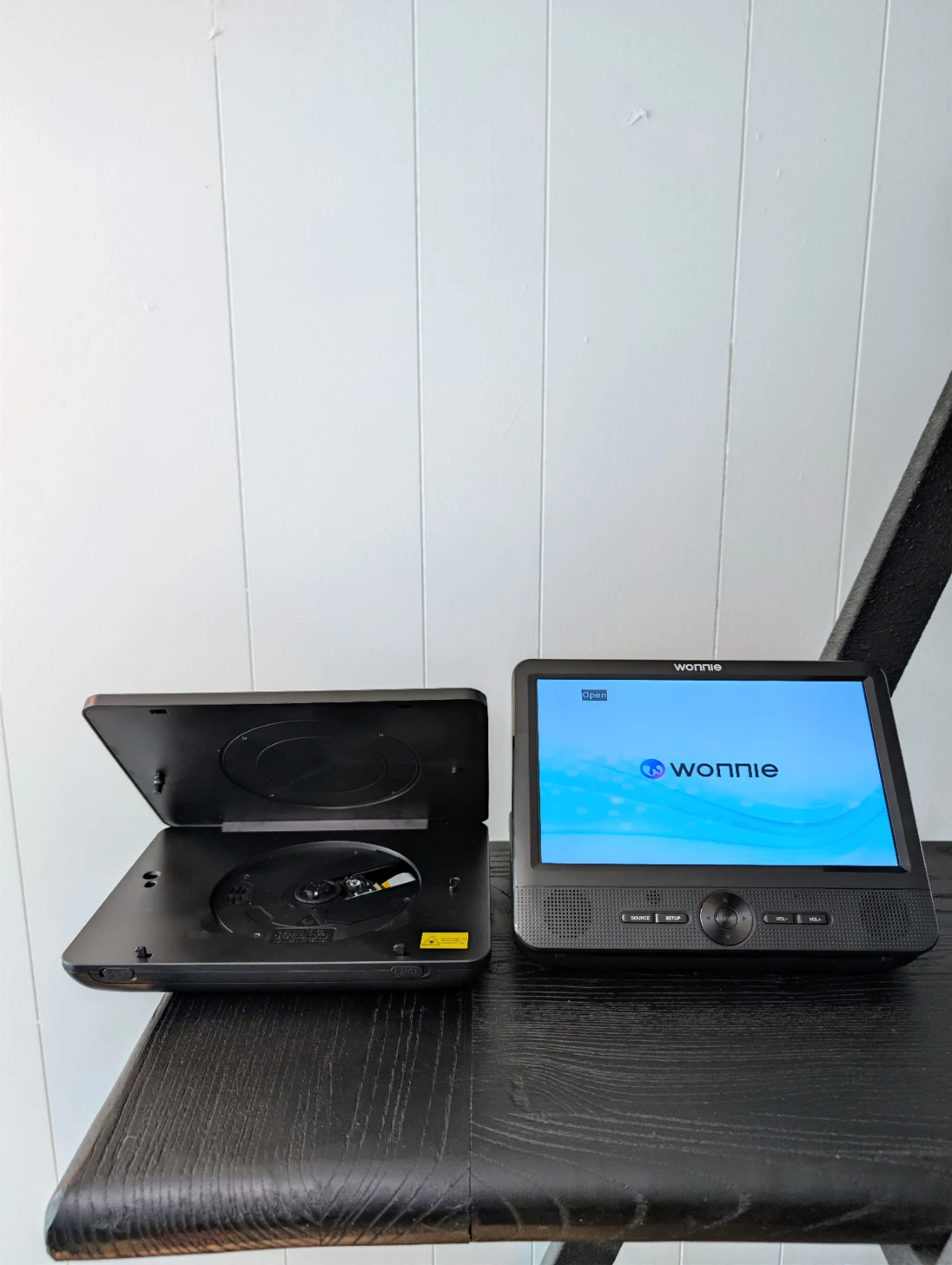 (NEW) WONNIE W-3015 – Dual Screen Portable DVD Player for Car