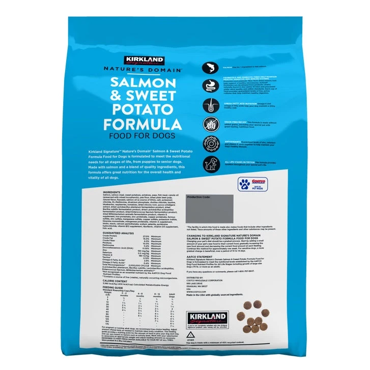 Nature's Domain Salmon and Sweet Potato Dog Kibble - photo 4