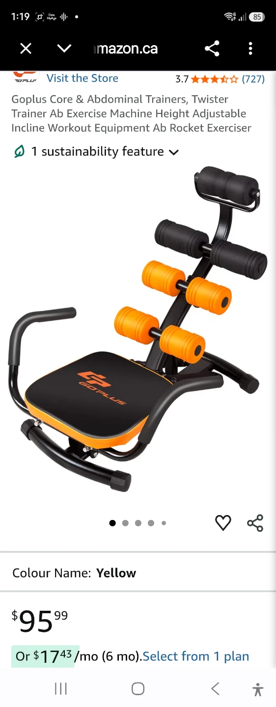 Ab Zone Abdominal Exercise Machine - photo 3