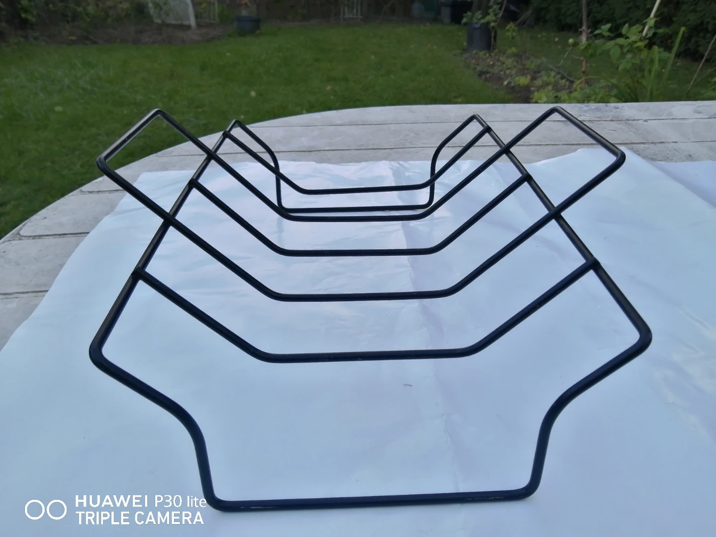 Black Metal Rib Roast Rack - photo 2
