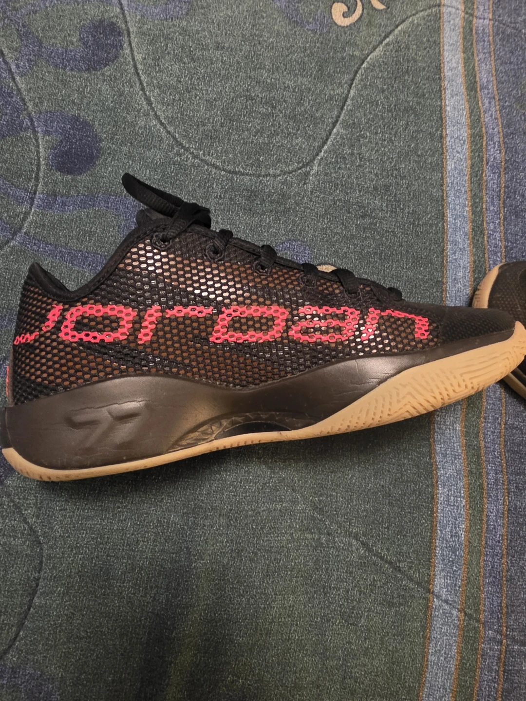 Jordan Luka 1 Black and Red Basketball Shoes