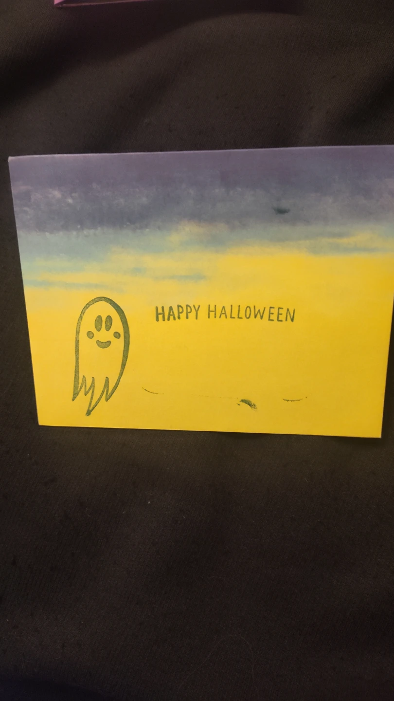 Handmade Halloween Greeting Card - photo 3