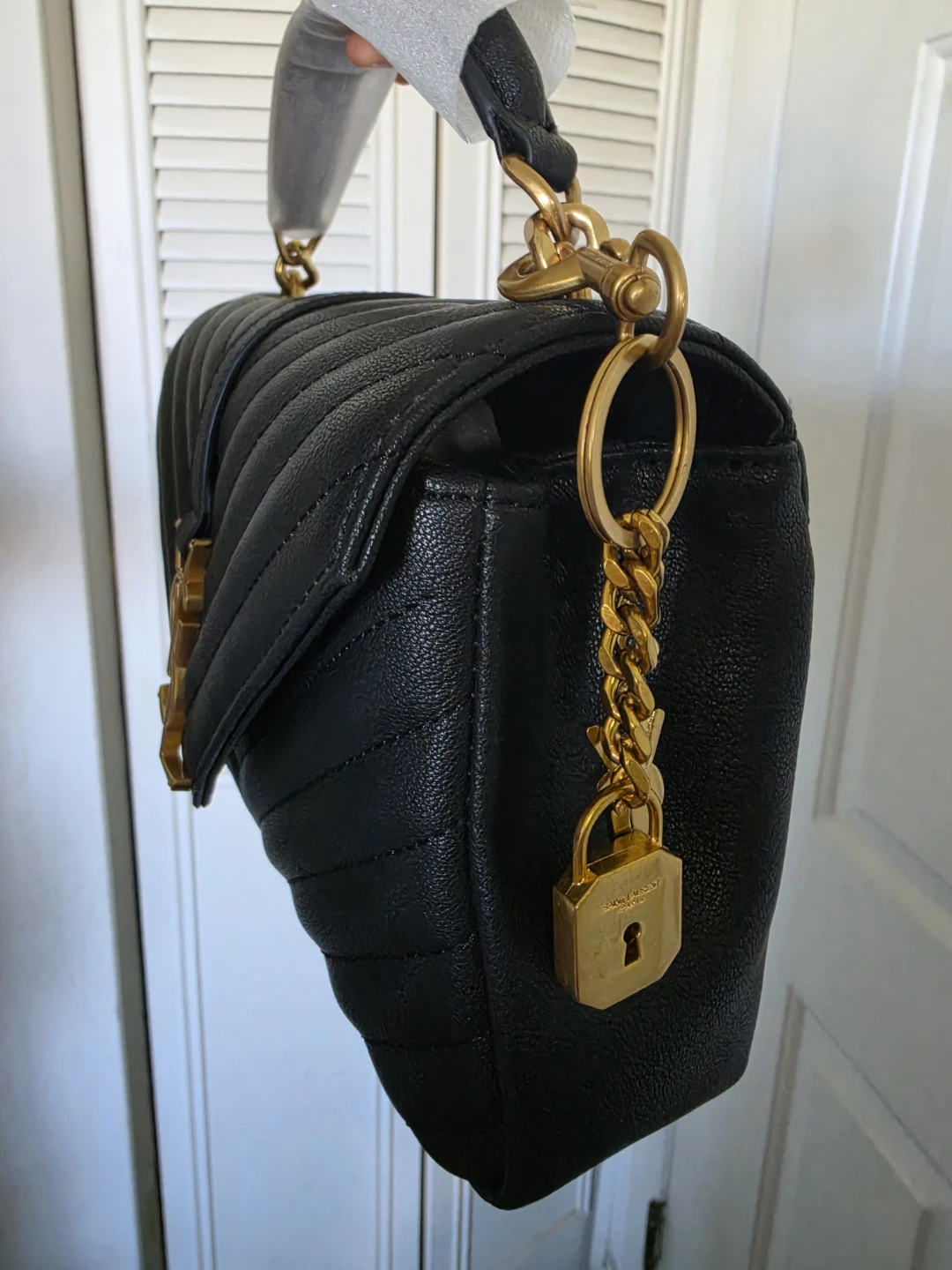 Saint Laurent College Medium Chain Bag - photo 2