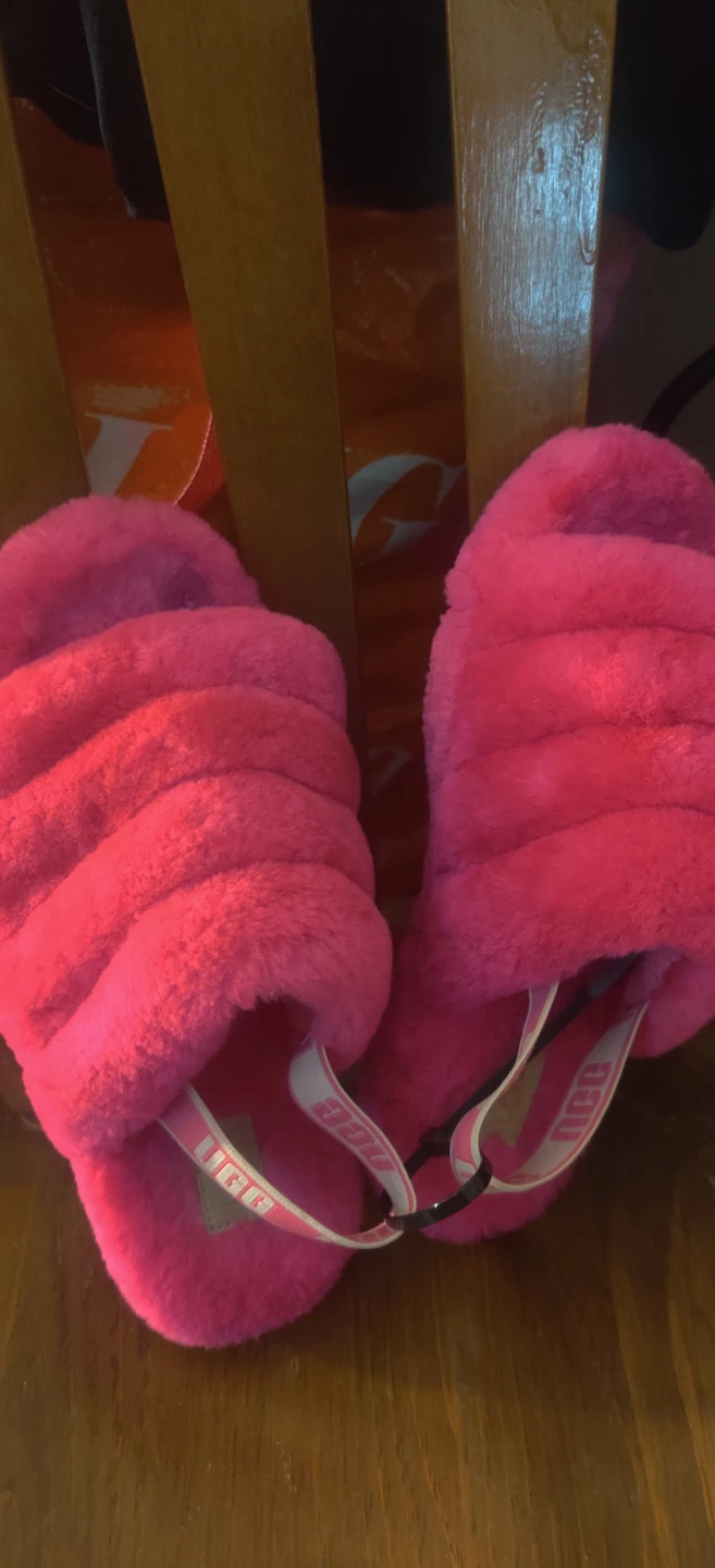 UGG Pink Fluff Yeah Slide Sandals