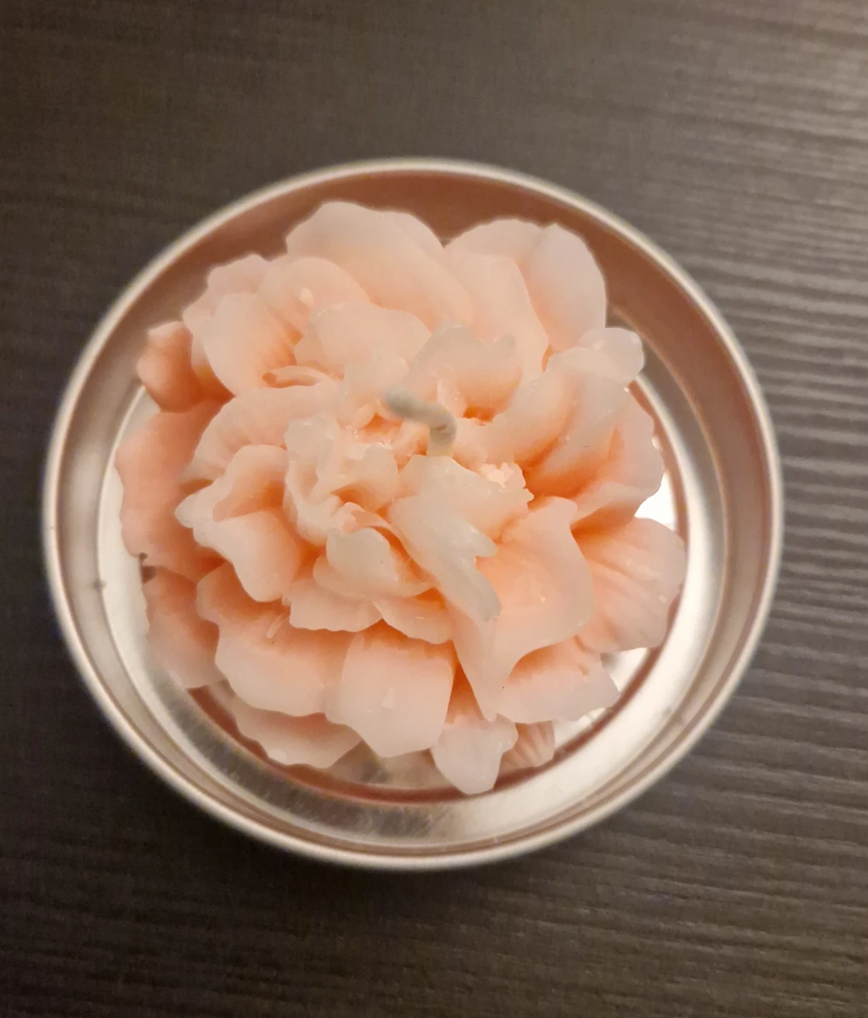 Flower Shape Scented Candle in Tin - photo 2