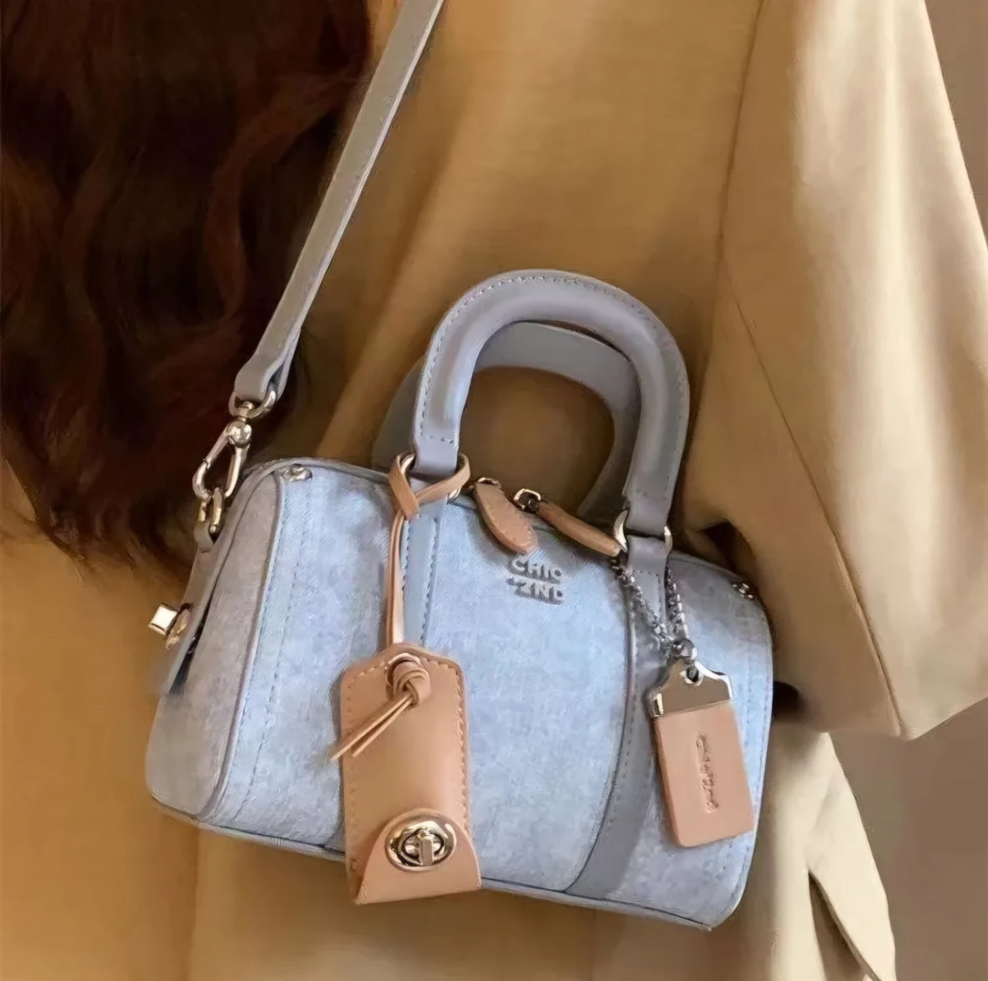 CHIC 2ND Denim Mini Bag - photo 3