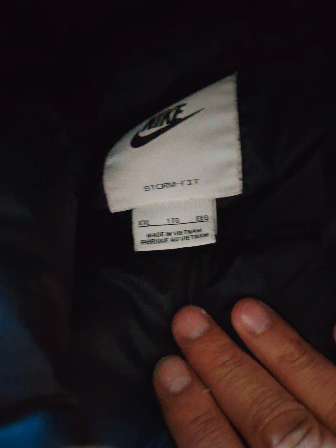 Nike Storm-FIT Black Puffer Jacket XXL - photo 2