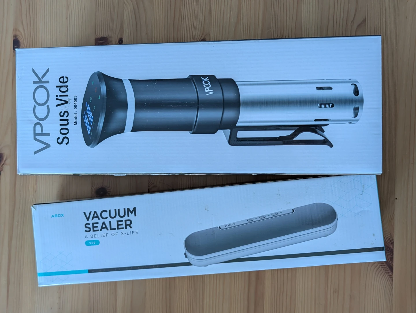 VPCOK Sous Vide and ABOX Vacuum Sealer