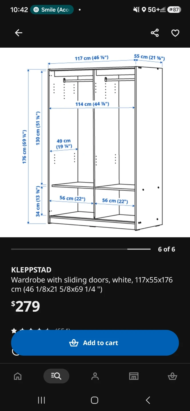 IKEA KLEPPSTAD Wardrobe - photo 5