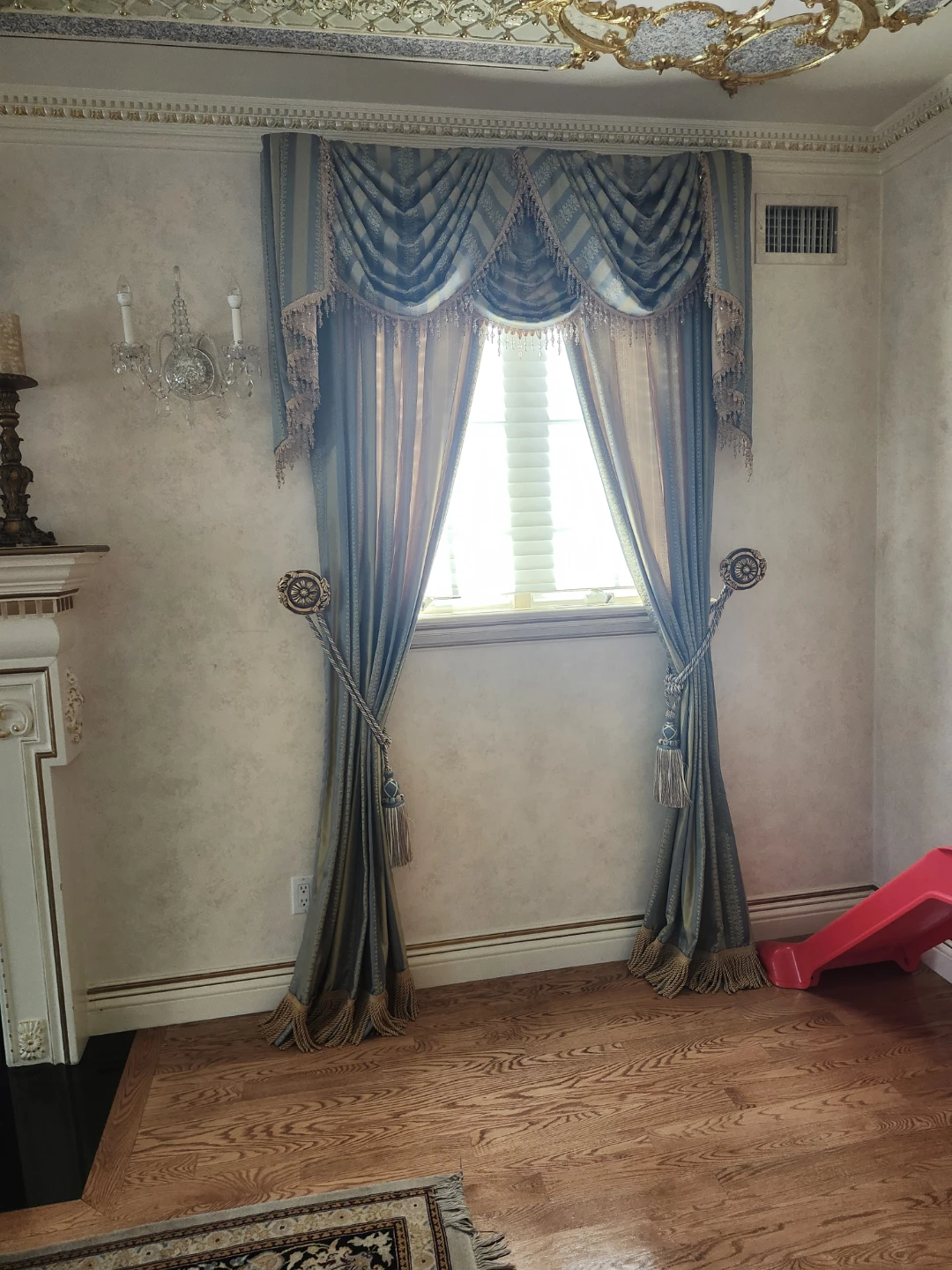3 Victirian style custom drapes set - photo 4