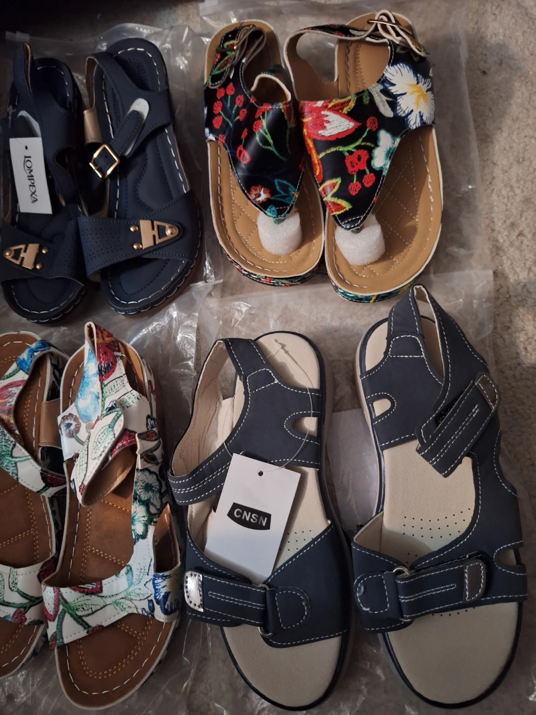 NEW (size 6-7) Selection of New Women's Sandals and Boots - photo 3