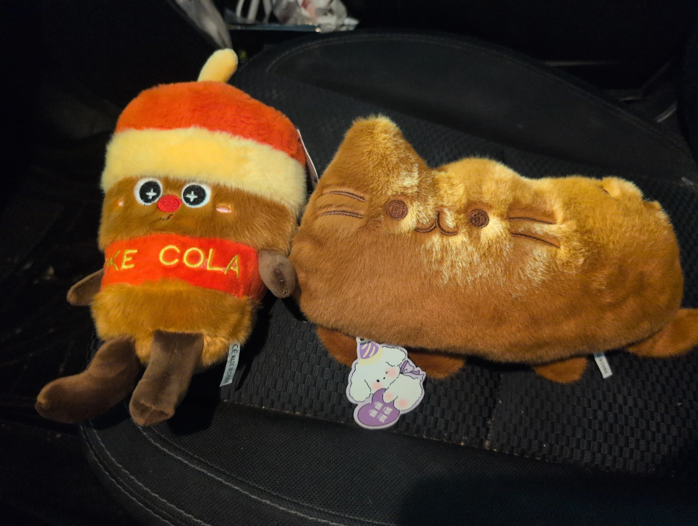Pusheen and Coke Cola Plush Toys